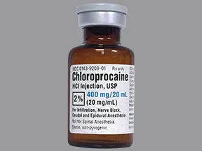 chloroprocaine (PF) 20 mg/mL (2 %) injection solution