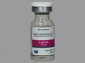 metoprolol tartrate 5 mg/5 mL intravenous solution