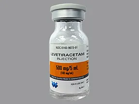 levetiracetam 500 mg/5 mL intravenous solution