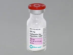 cefazolin 500 mg solution for injection