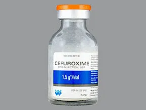 cefuroxime sodium 1.5 gram intravenous solution