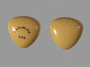 Rapamune 2 mg tablet