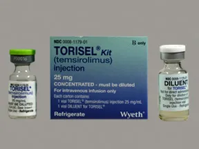 Torisel 30 mg/3 mL (10 mg/mL) (first dilution) intravenous solution