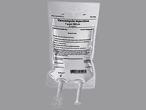vancomycin 1 gram/200 mL in diluent combination IV piggyback