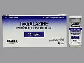 hydralazine 20 mg/mL injection solution