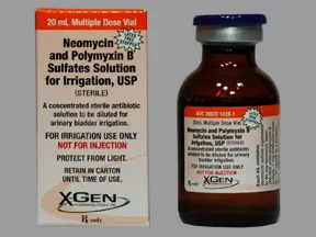 neomycin 40 mg-polymyxin B 200,000 unit/mL GU irrigation solution