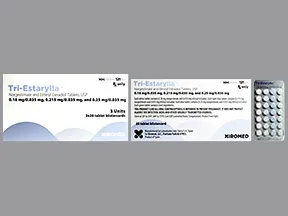 Tri-Estarylla (28) 0.18 mg(7)/0.215 mg(7)/0.25 mg(7)-35 mcg tablet