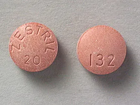 Zestril 20 mg tablet