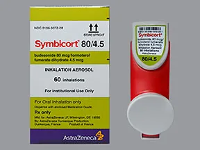 Symbicort 80 mcg-4.5 mcg/actuation HFA aerosol inhaler