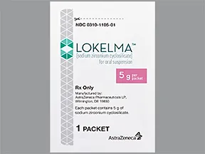 Lokelma 5 gram oral powder packet