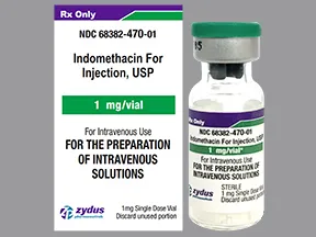 indomethacin 1 mg intravenous solution