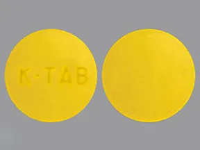 potassium chloride ER 8 mEq tablet,extended release