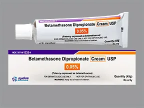 betamethasone dipropionate 0.05 % topical cream