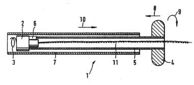 Parts of a fetal scalp electrode (elements that re