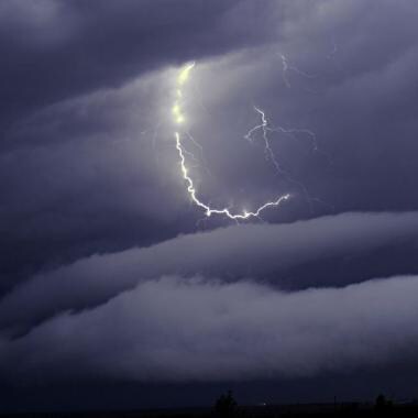 Cloud-to-cloud lightning. Courtesy of Wikimedia Co