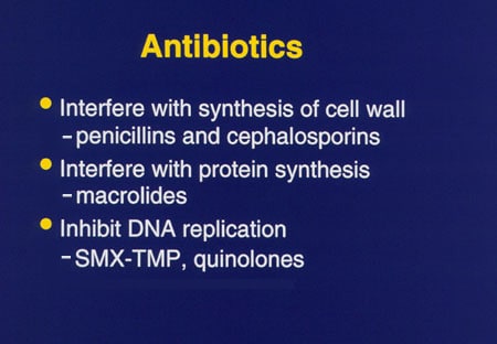 What are the advantages of antibiotics?