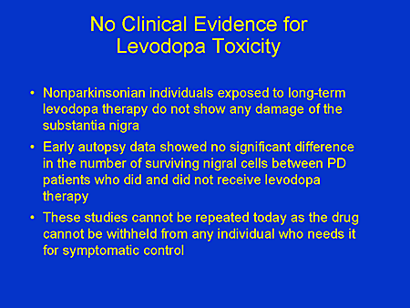 Levodopa Drug Toxicity