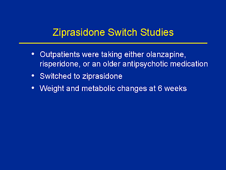Ziprasidone And Weight Gain