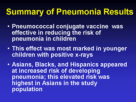 pneumonia vaccine after effects