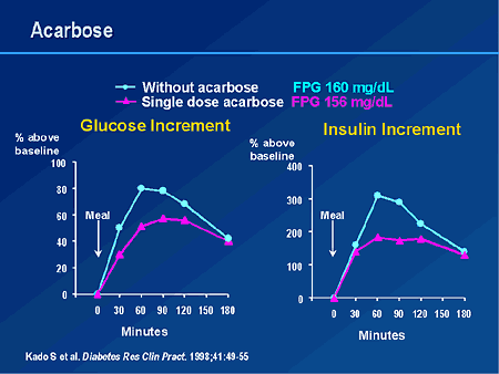 Acarbose Postprandial Hypoglycemia