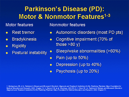 slide parkinson disease motor fatigue