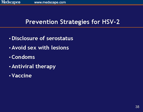 Hsv And Asymptomatic Viral Shedding Prevention And Management For