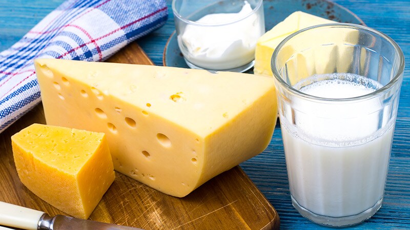 More Dairy Lowers Risk of Falls, Fractures in Frail Elderly
