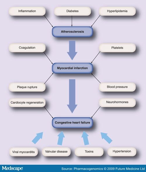 Association Studies of Coronary Artery Disease and Heart Failure