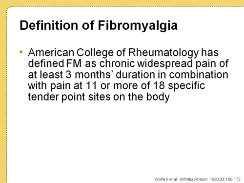 Fibromyalgia Diagnostic and Treatment Challenges: Results From a Recent ...