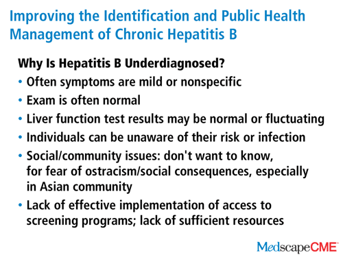 Hepatitis B: Overcoming Challenges In Screening And Linkage To Care ...