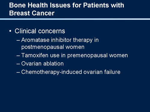 Adjuvant Bisphosphonate Therapy For Patients With Breast Cancer