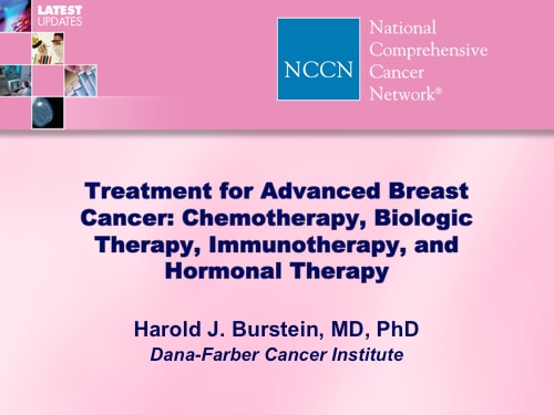 Treatment for Advanced Breast Cancer: Chemotherapy, Biologic