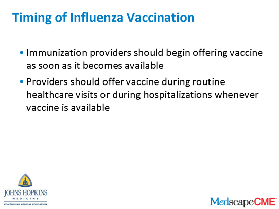 Part 3: Seasonal Influenza Vaccine Formulations, Doses, And Timing Of ...