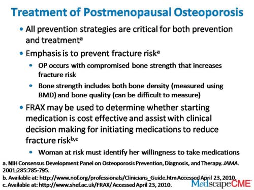 Postmenopausal Osteoporosis: Identifying Risk and Choosing Appropriate ...