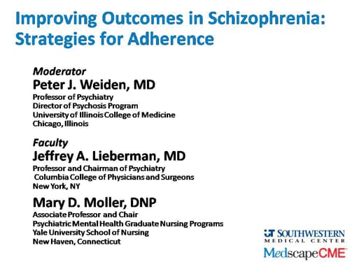 Schizophrenia: Improving Outcomes and Strategies for Adherence (Transcript)