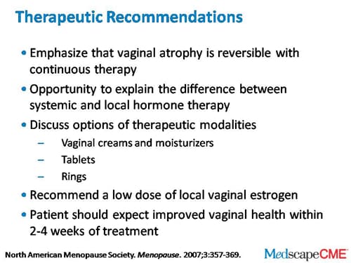 Addressing Vaginal Atrophy With Your Patients Restarting Estrogen Therapy Transcript 9866