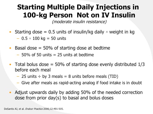 Insulin Strategies For Managing Inpatient Hyperglycemia And Diabetes In 