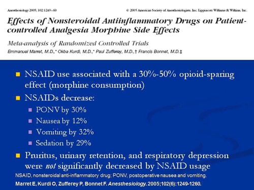 Multimodal Analgesia in Ambulatory Surgical Settings: What’s Needed ...