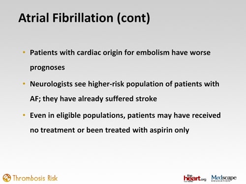 Atrial Fibrillation: Managing the At-Risk Stroke Population (Transcript)