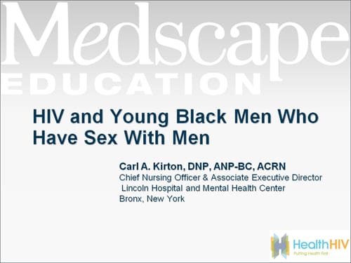 HIV and Young Black Men Who Have Sex With Men (Transcript)