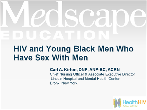 Hiv And Young Black Men Who Have Sex With Men Transcript 