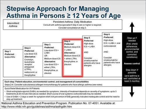 Moderate-to-severe Persistent Asthma: Evidence-based Management 