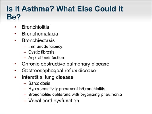 Moderate-to-Severe Persistent Asthma: Evidence-Based Management ...