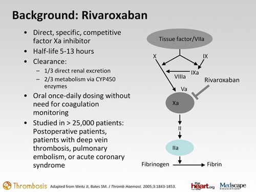 Development of Oral Factor Xa Inhibitors Part I Lessons