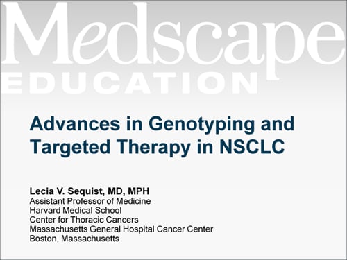 Advances in Genotyping and Targeted Therapy in NSCLC (Transcript)