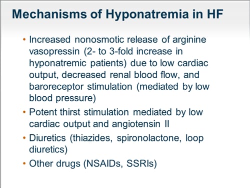 Hyponatremia in Heart Failure: Causes, Consequences, and Treatments ...