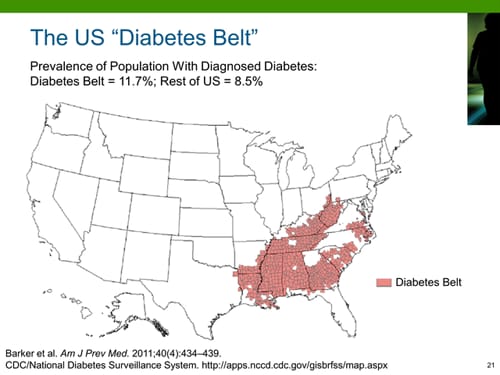 15 Us States Make Up Newly Identified Diabetes Belt Live