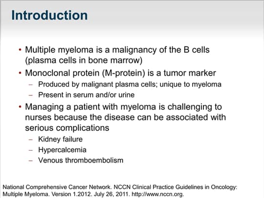 Clinical Conversations: Nursing Care For Patients With Multiple Myeloma ...