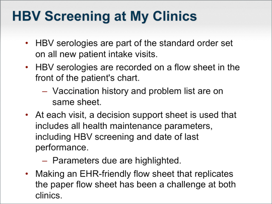 Best Practices In HBV Screening And Linkage To Care: The HIV/HBV ...