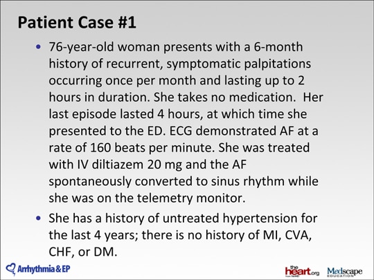 case study for atrial fibrillation